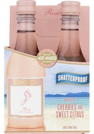 Barefoot - Rose NV (4 pack cans) (4 pack cans)