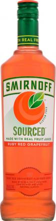 Smirnoff - Sourced Ruby Red Grapefruit Vodka
