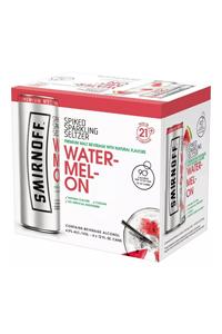 Smirnoff - Spiked Sparkling Seltzer Watermelon (6 pack cans) (6 pack cans)